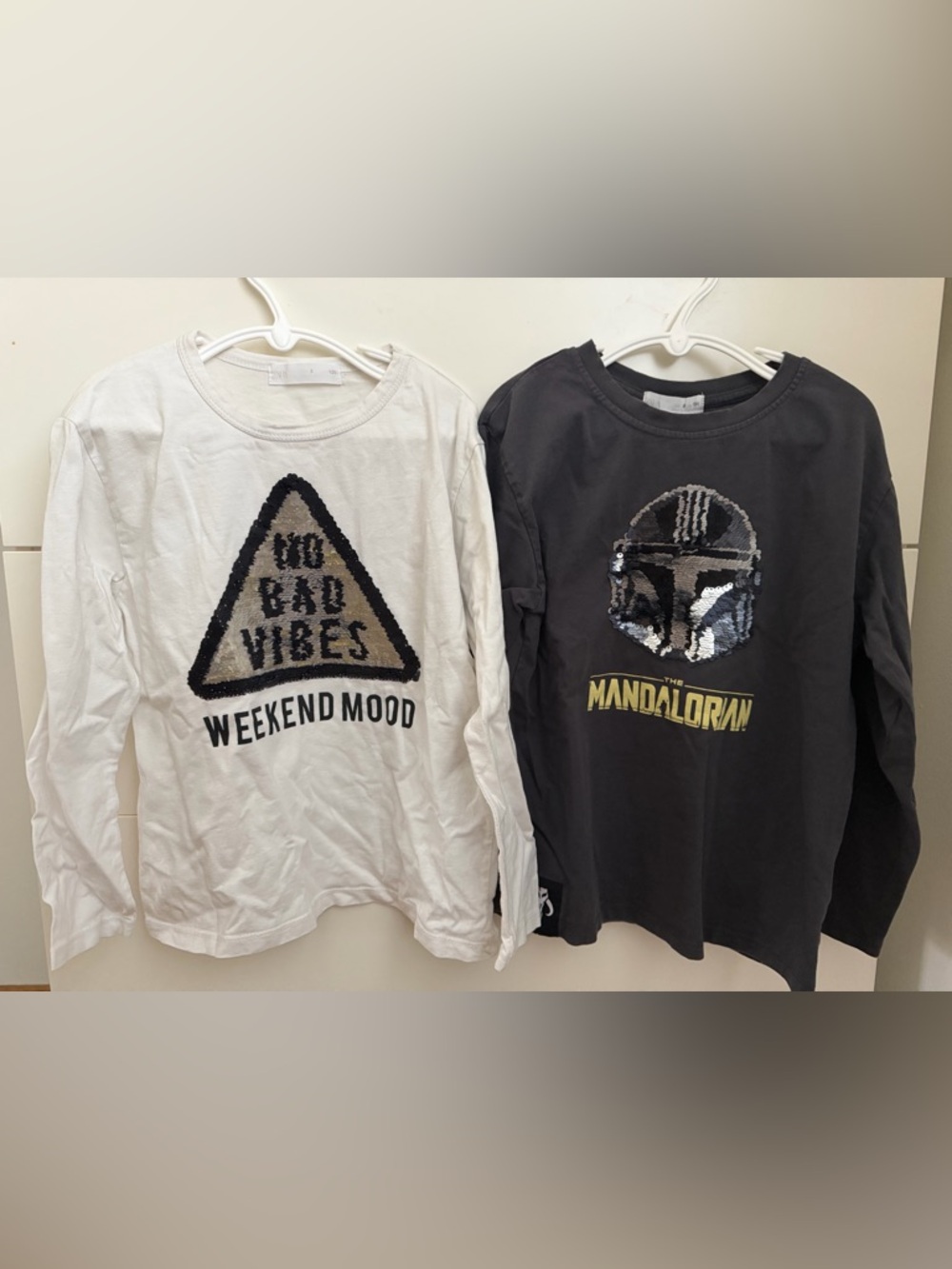 Zara boys 8-9 flip T-shirts